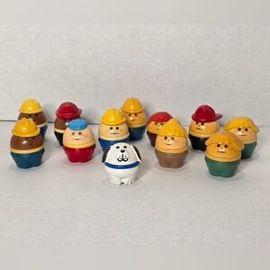 Vintage 80's - 90's Little Tikes Toddle Tots Chunky Figures 12 Collectible